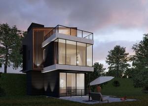 Quality Luxury Modular Hotel Unit Prefab Light Steel Frame House For Living for sale
