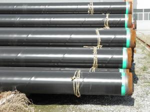 Quality 3PE steel pipe/ssaw steel pipe,anti-corrosion,according to DIN30670,GB/T23257-2009,1.8-2.5mm coated for sale