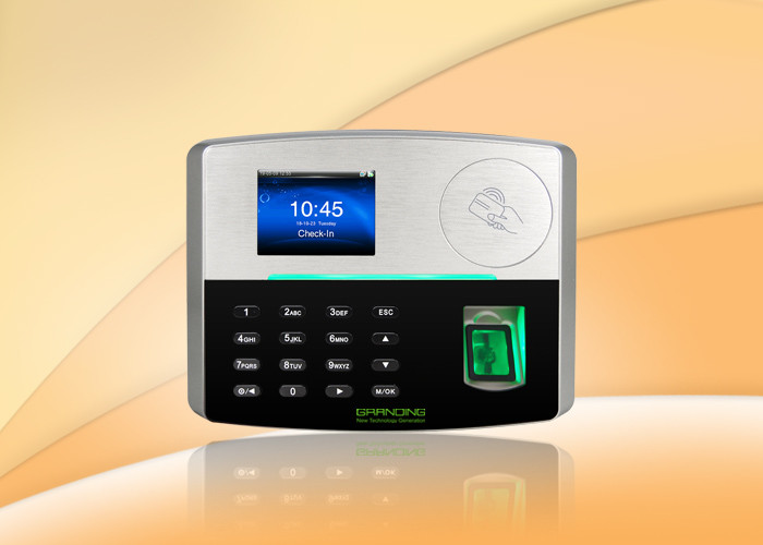 Quality 3.7V 4000mAh Fingerprint Biometric RFID Time Clock System POE Function for sale
