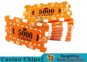 Quality Custom Design Cheap Casino Poker Chips , ABS Plastic Numbered Poker Chips  for sale