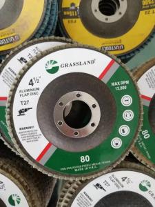 Quality 115mm Aluminium Oxide Flap Disc 4.5" Sanding Grinding Disc for sale