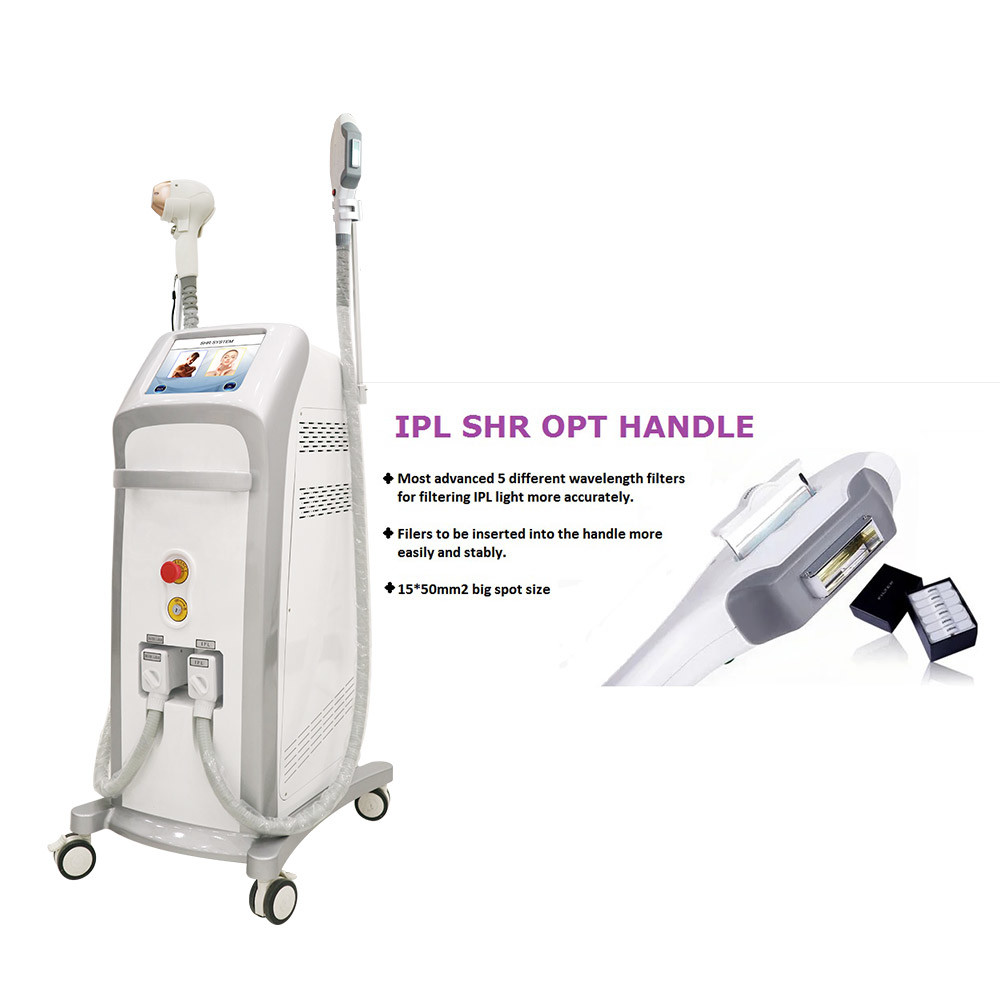 Quality 4Hz 6Hz SHR Diode Laser Hair Removal Sapphire Cooling Hair Removal Beauty Equipment for sale