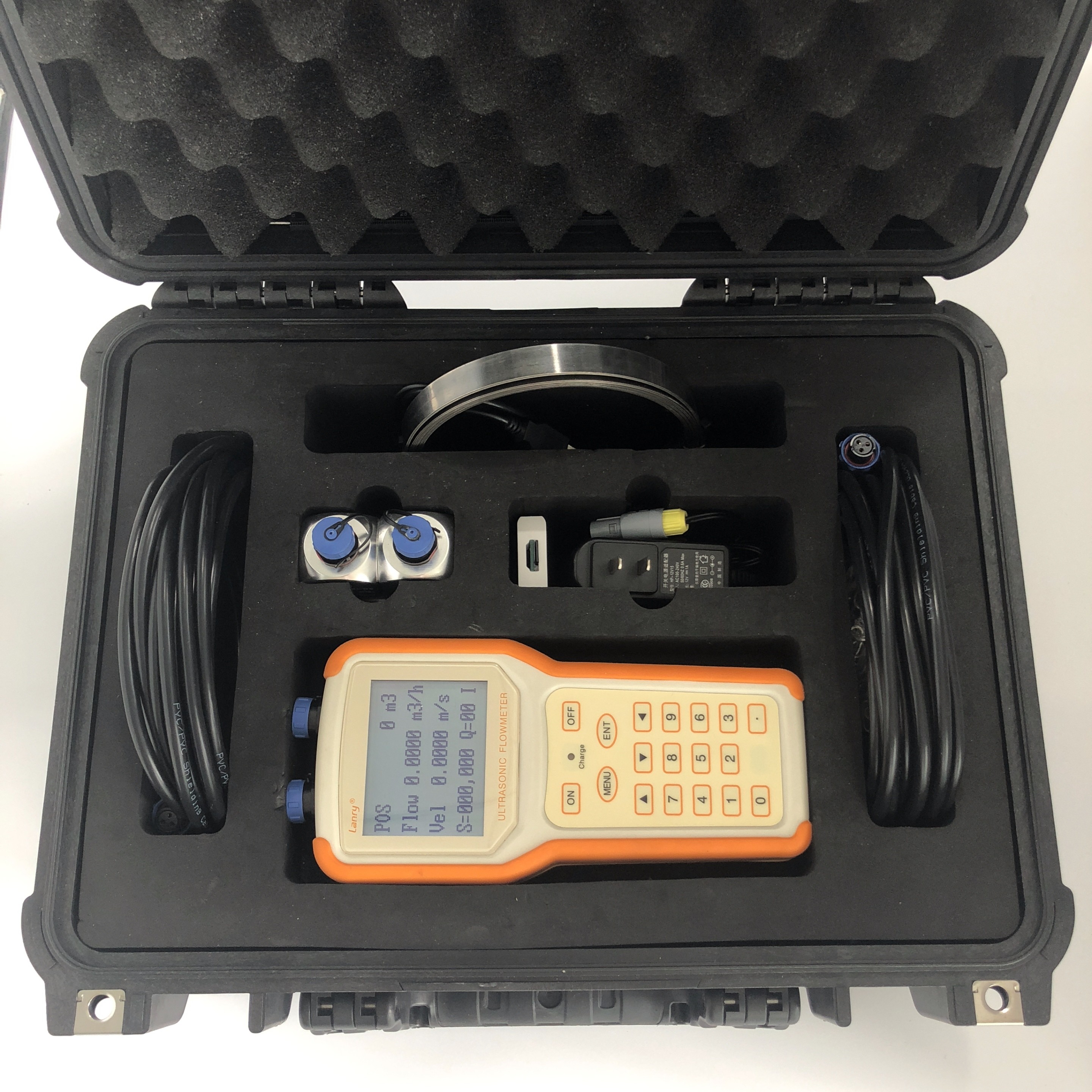 Quality Handheld portable Ultrasonic Flow meter TF1100-CH non intrusive sensor for sale