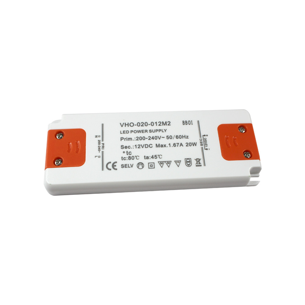 Quality Super Thin LED Driver Power Supply 12V 20W Constant Voltage For Mirror Light for sale
