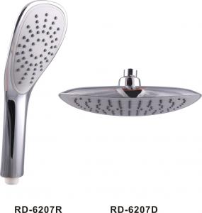 Quality RD6207&ABS shower set/special oval shower set/shower douche/bathroom faucet accessories sprayer/black matt shower for sale