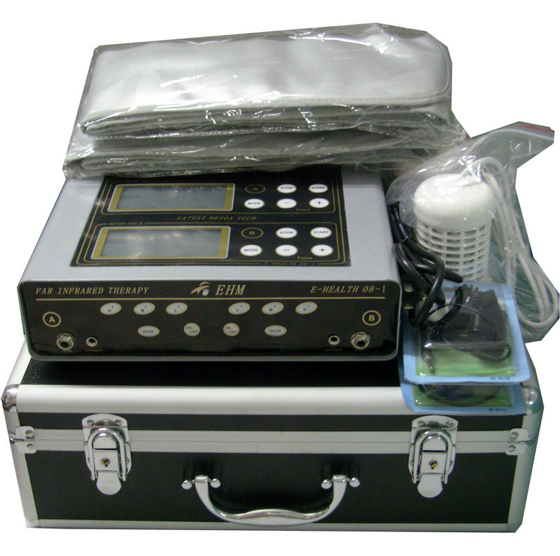 Portable 60W Cleanse Detox ionic spa foot bath Machine with dual big LCD display