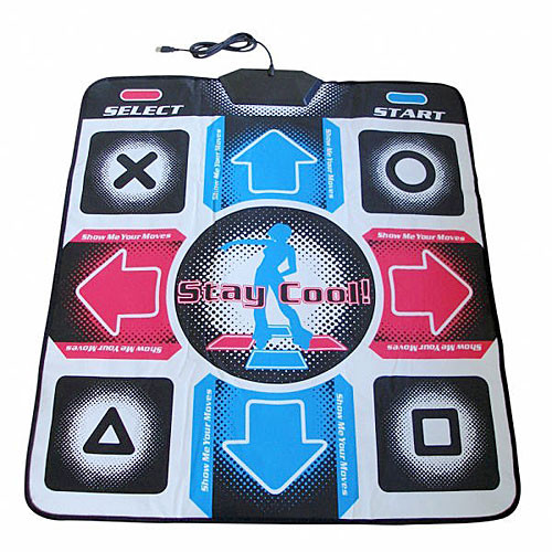 Quality Wired TV USB 32 Bit Electronic Dance Mat With 100 Songs + 3 Games for sale