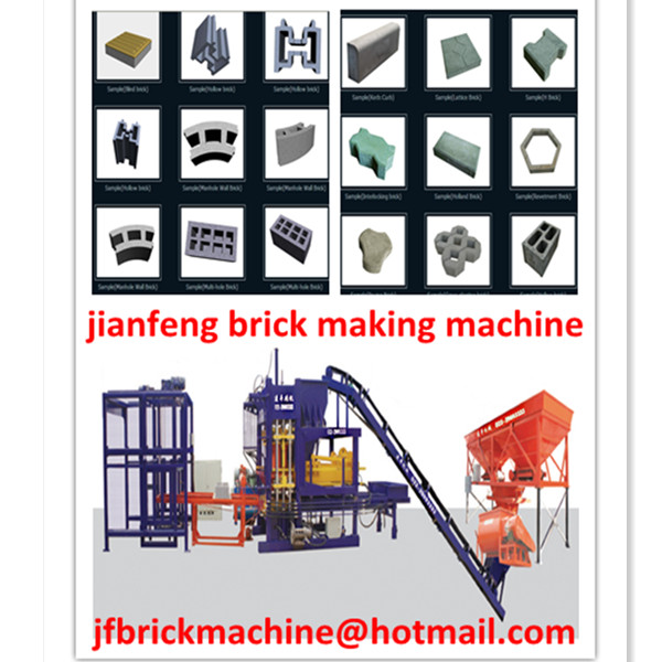 Quality India JF-QT5-15B multifunction Fully automatic brick machine for sale