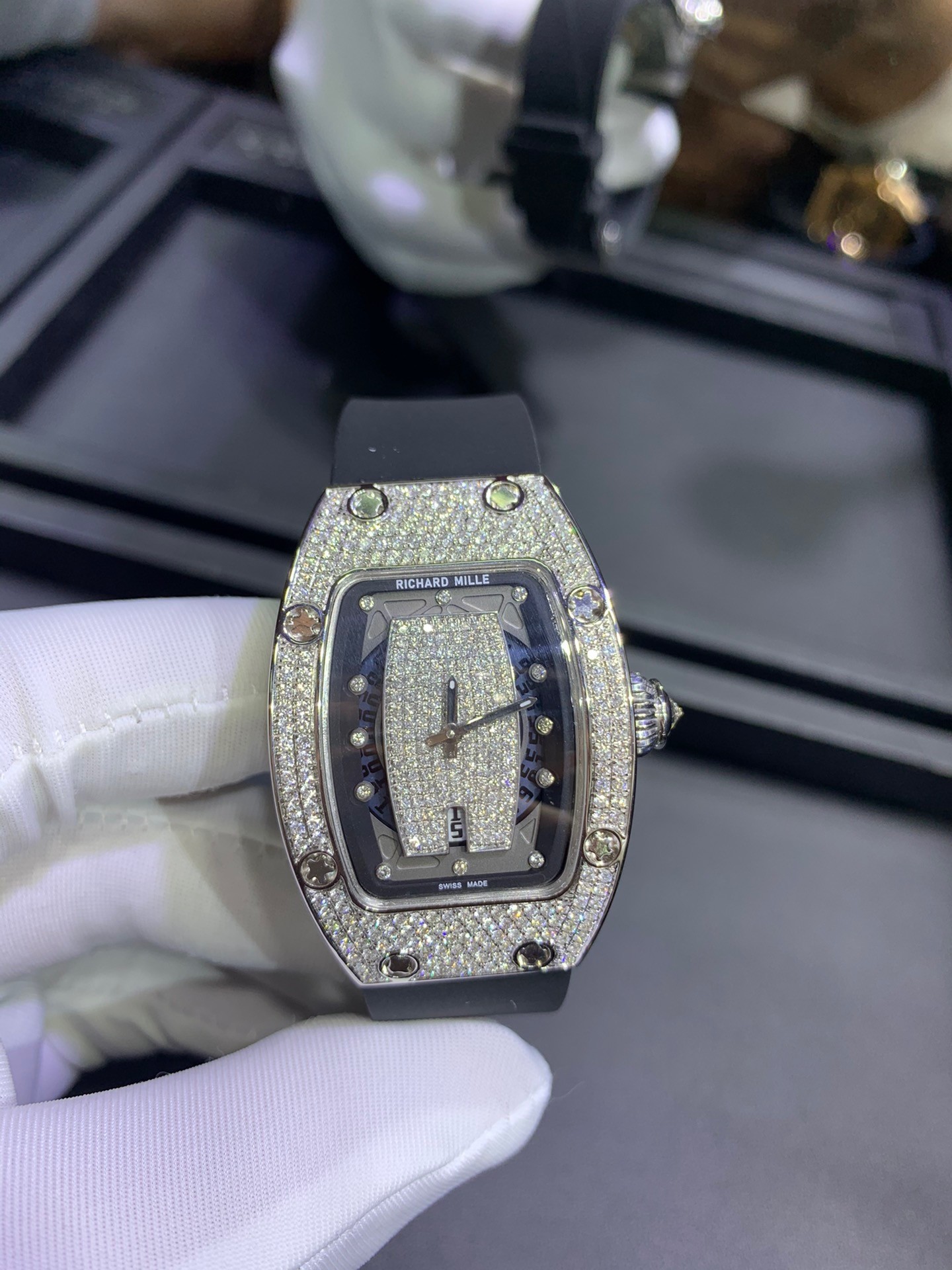 Real 18k Gold Diamond Designer Jewelry Brands Luxury Watches