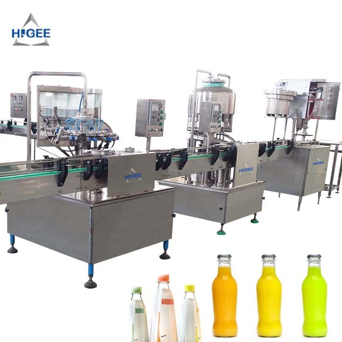 Quality Glass Bottle Carbonated Beverage Filling Machine 1000 Bph Filling Speed for sale