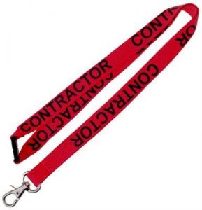 Quality Woven Lanyard with Metal Hook for sale