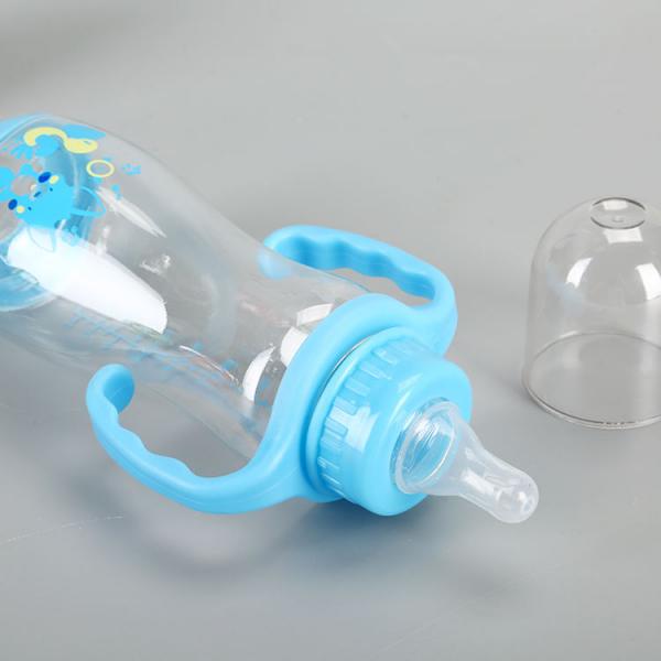 Portable Fashion Newborn Feeding Bottles Natural Handle Anti Scalding