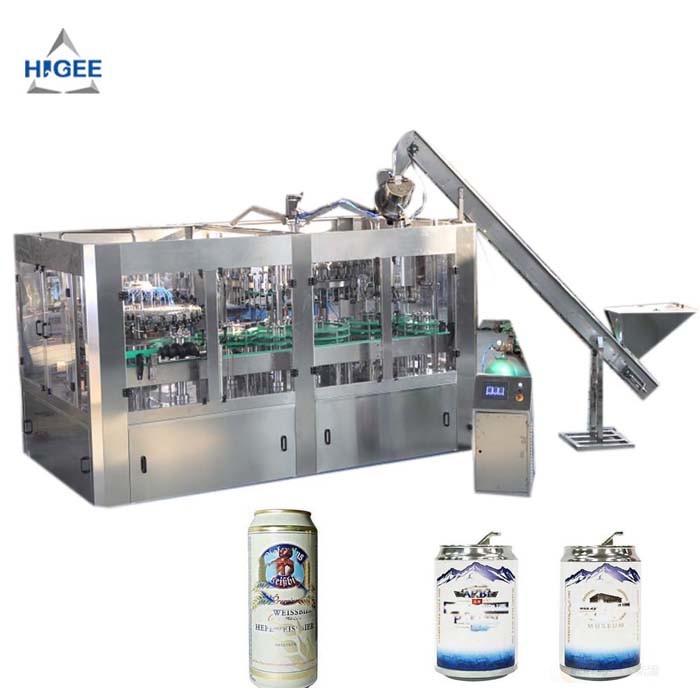 Quality 12 Filling Heads Beer Filling Machine With Aluminum Cans 100 - 320mm Bottle Height for sale