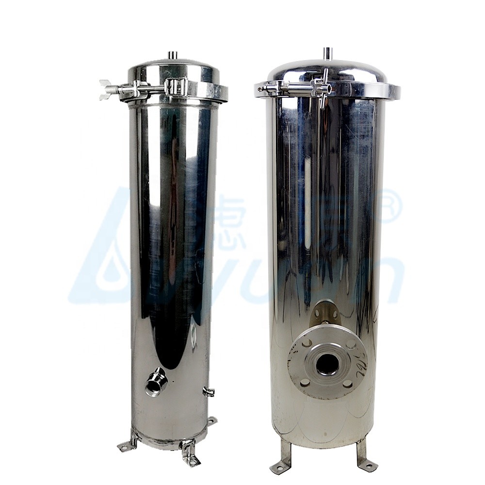 Quality SGS cylinder 100psi Polished 10'' 20'' Sediment Filter Housing for sale