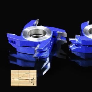 Quality Tungsten Carbide Cabinet Door Router Bits Blue Colour High Durability for sale