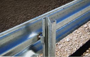 Quality 750Mpa Strength Steel Highway Guardrail System W Beam With Pole Hot Dip Galvanized 80µm for sale