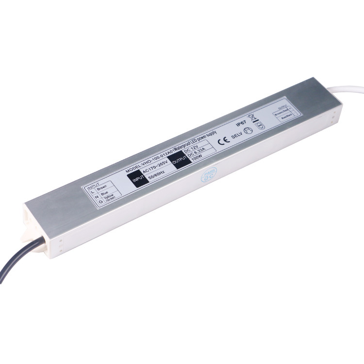 Quality Ip67 Waterproof LED Power Supply 12V 100W Led Driver For Outdoor Light for sale