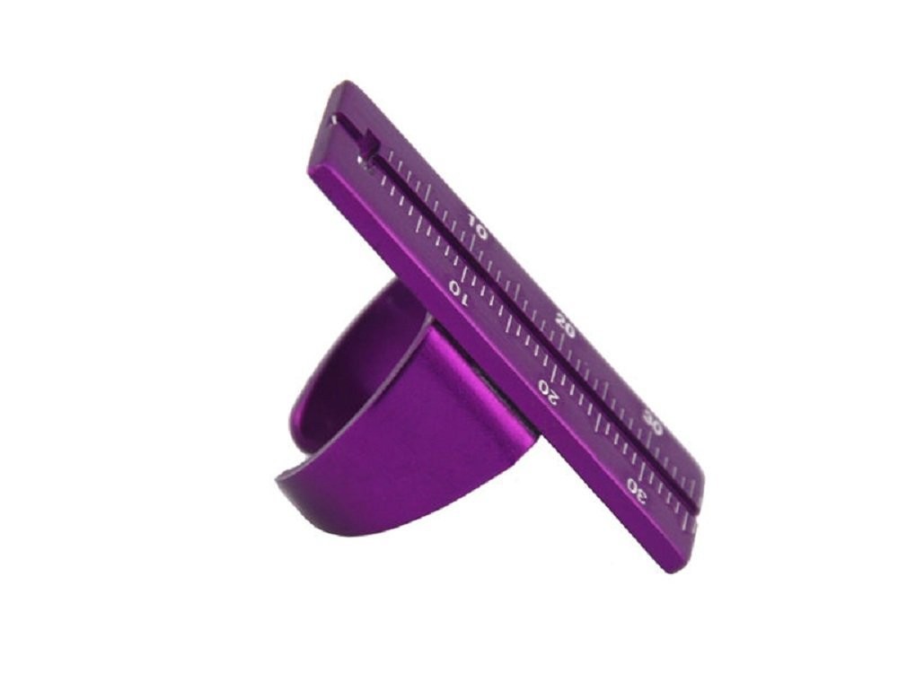 Quality Dental Endo Ruler Ring Endo Ruler Dentist Finger Ring Purple for sale