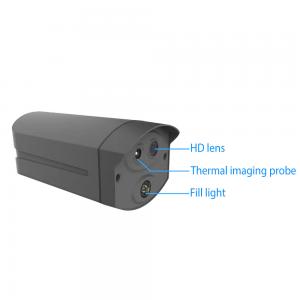 Quality Binocular Bullet  2MP Thermal Temperature Camera Scanner For Fever Detection for sale