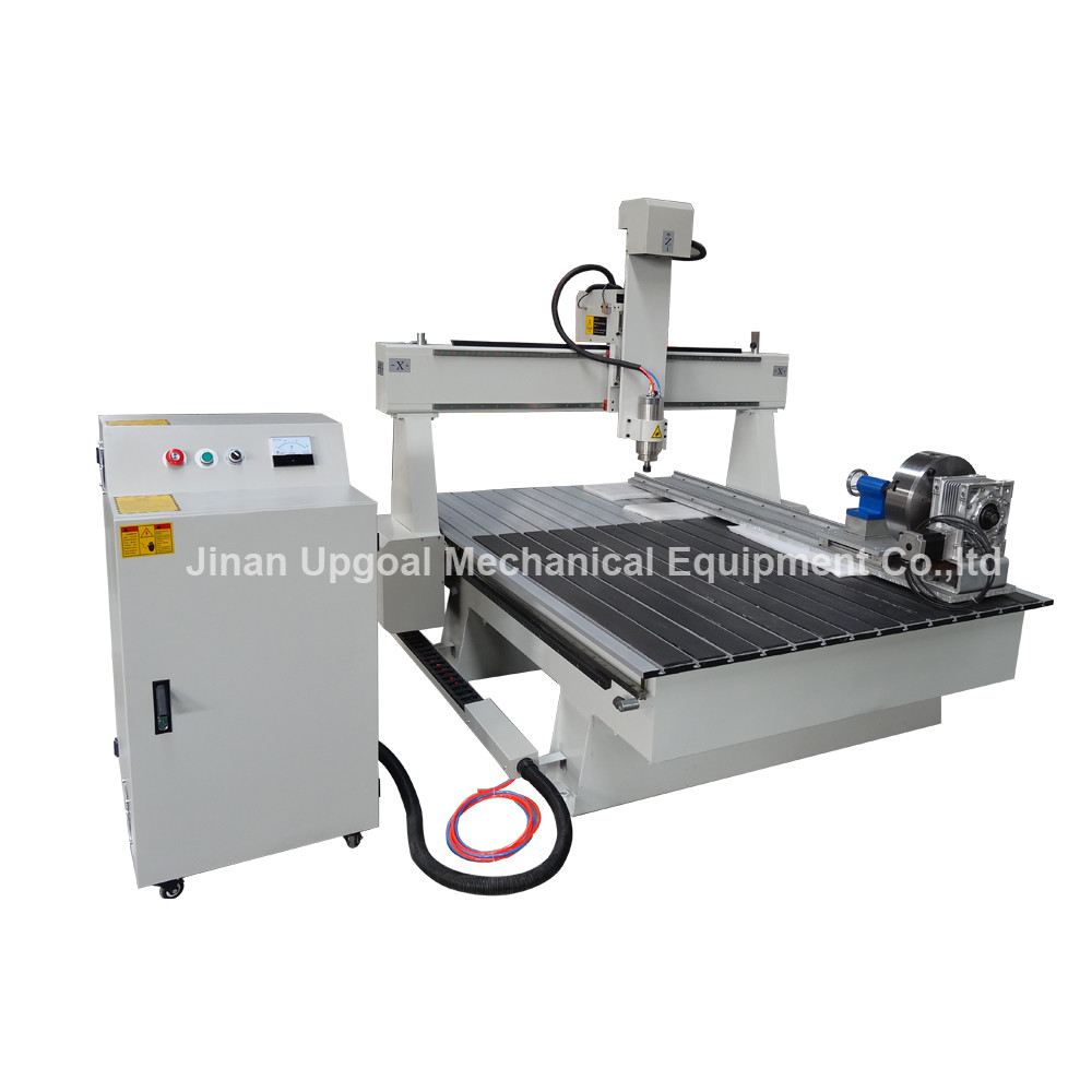 Quality High Z -axis 4 Axis CNC Wood Engraving Cutting Machine with DSP Offline Control for sale