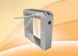 Quality Semi - Automatic Stainless Steel Tripod Turnstiles With Controller / RFID Reader for sale