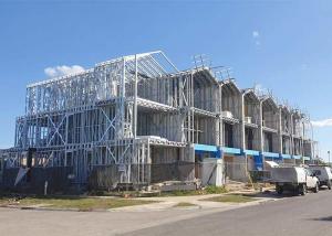 Quality 2 Storey Prefabricated Apartment Buildings With Light Steel Frame House for sale