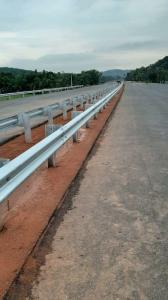 Quality EN1317 Corrugated Highway Guardrail System ISO1461 Zinc Coating High Strength Steel for sale