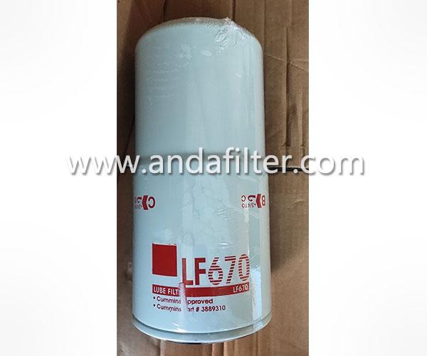 High Quality Oil Filter For Fleetguard LF670