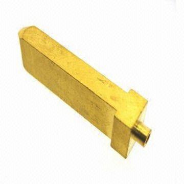 Quality Brass Precision Turning Part, Square-cut and Shaped to Fit Multiple and Complex Functions for sale