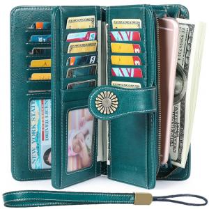 China Rfid Anti-magnetic Wallet Women's Korean Version Women's Wallet Leather Wallet Wallet Large Capacity Clutch Bag on sale