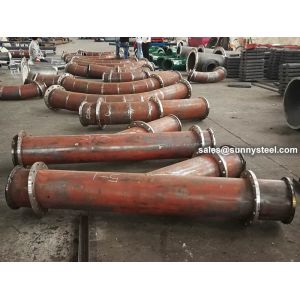 Quality Ceramic Lined Lateral Pipe Wye for sale