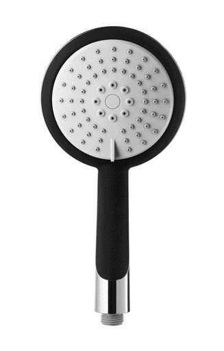 Environmental Bathroom Shower Spare Parts Cool Black Hand Shower Head