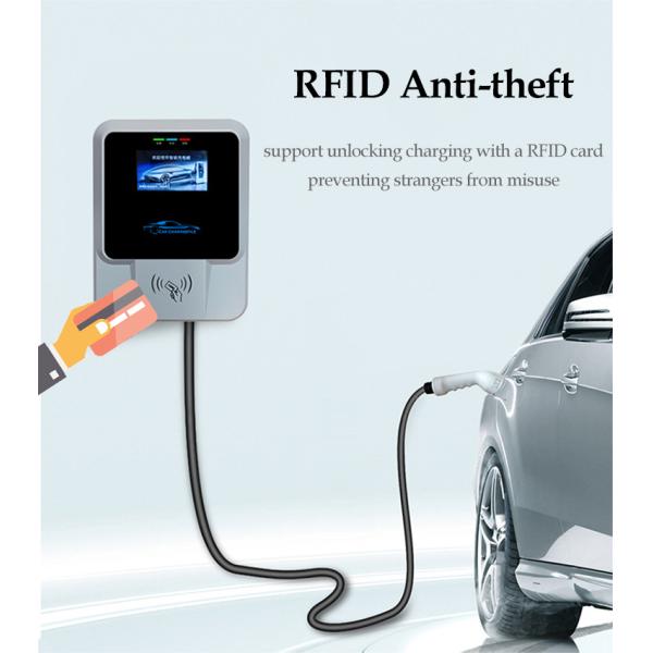 40A 48A 50A Wallbox EVSE SAE J1772 12KW US Electric Car Charger 9.6KW RFID 40 Amp EV Charger Level 2 50 Amp Chargepoint