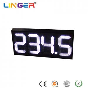 China 888.8 Led Gas Price Sign , White Color Digital Gas Station Price Signs For Single Side on sale