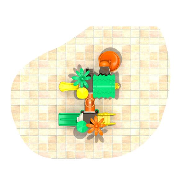 Galvanized steel pipe fast finished customization with multiple colors outdoor playground for toddler TQ-CB1295