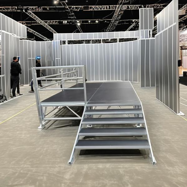 Quick Assembly Aluminum Portable Stage Lightweight Aluminium Staging Platform For Concerts