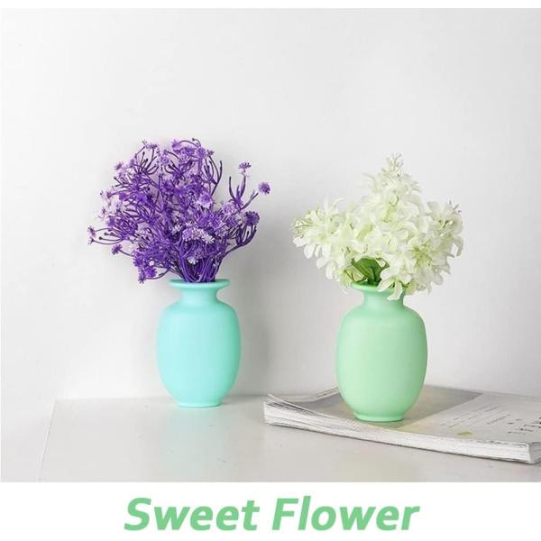 Removable Electronics Silicone Case Flower Vase Detachable Wall Mounted
