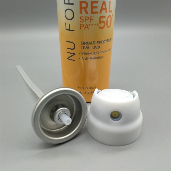 Sunscreen Spray Valve with Mist Dispenser for Daily Facial Sunscreen Sprays