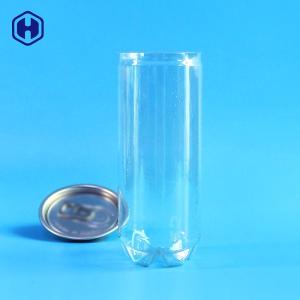 Quality Leakage Proof 8oz Clear Plastic Soda Can Disposable Fully Airtight for sale