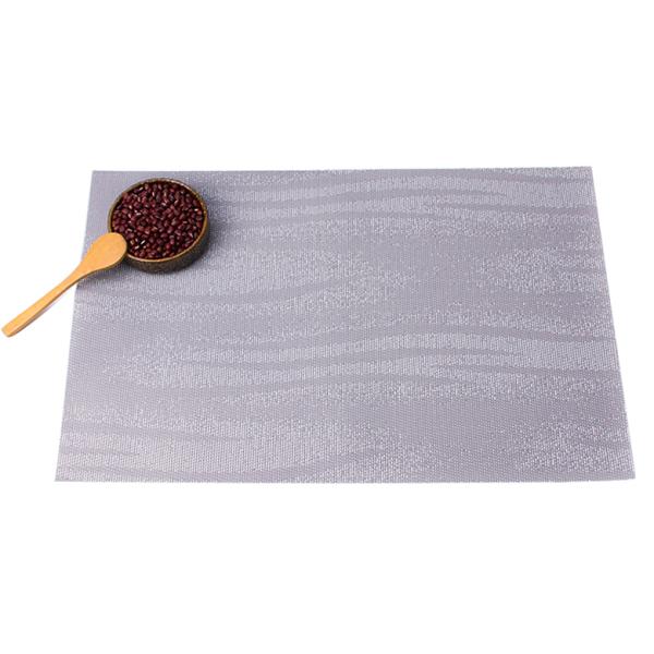 Customized Logo Acceptable Square Plastic Washable PVC Placemats for Table Decoration