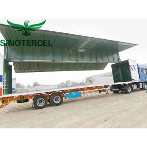 21T - 30T Wingspan Semi Trailer 2 Axles Semi Van Trailer
