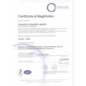 Luxtronic Lighting Limited Certifications