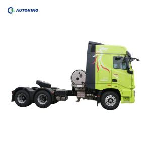 China 10 Tire Used Tractor Truck 6*4 4*2 450hp Tractor Trailer Truck Euro 6 on sale