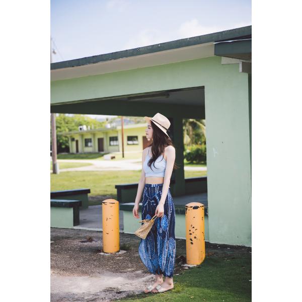 Scoop Neck Top With High Waist Women Swimwear 3 Pieces Beach Wear Bathing Suit Women