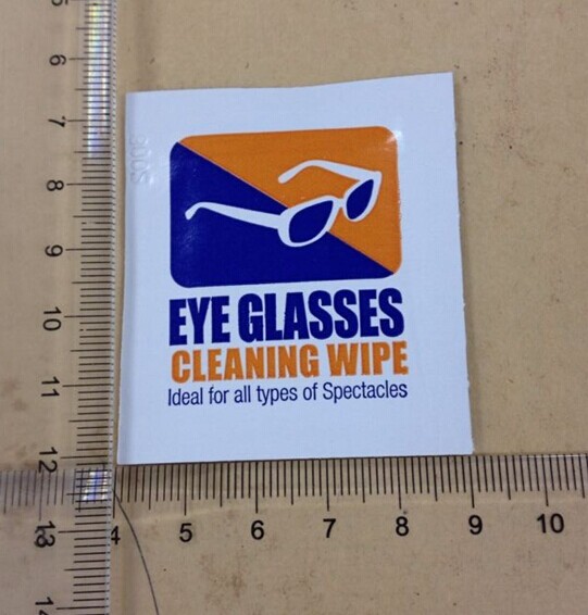 cheaper than cloth/China factory single packed customized lens cleaning wipes