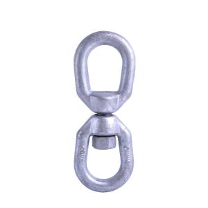 Quality Galvanized Heavy Duty Chain Swivels Eye to Eye for Heavy-Duty Industrial Applications for sale