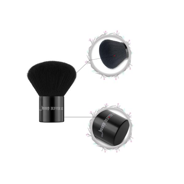 Copper Ferrule Buffer Synthetic Makeup Brushes Set dense handcrafted