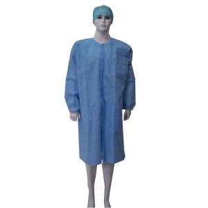 Quality Dustproof SMS Isolation Gown Non Irritating Excellent Abrasion Resistance for sale