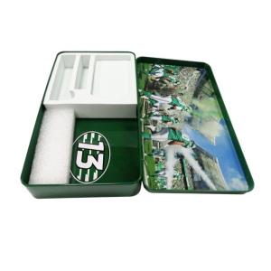 Durable Rectangular Gift Tin Cans With Hinged Lid Gifts Keepsakes