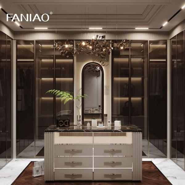 Modern Walk In Closet Wardrobe Custom Systems Design Wood Bedroom Cupboards For Bedroom Open Wardrobe